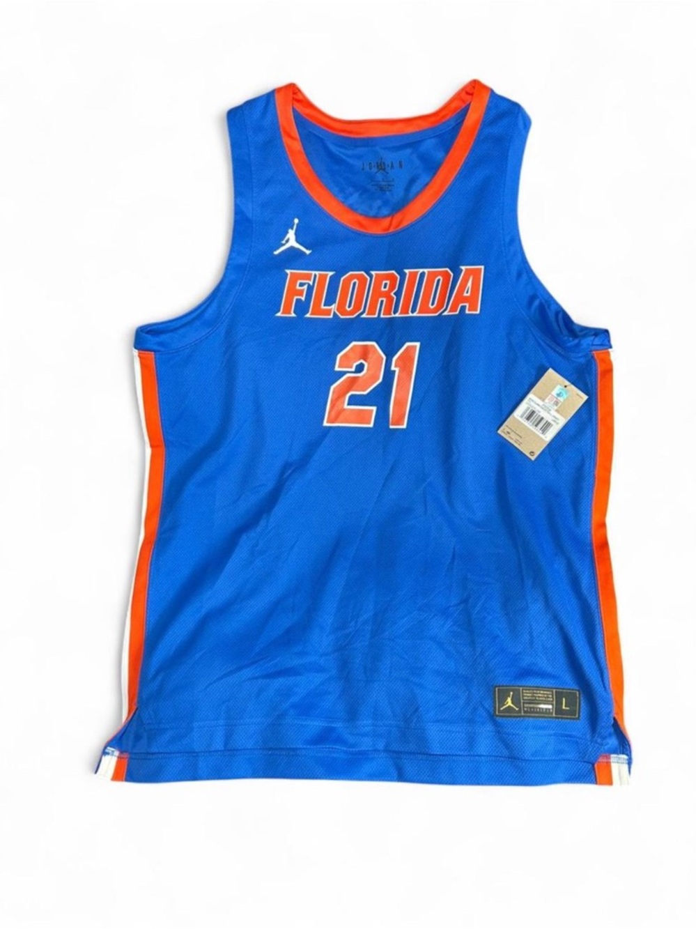 Jordan Dri-Fit Alex Condon Royal Florida Gators Basketball Jersey - Brand New